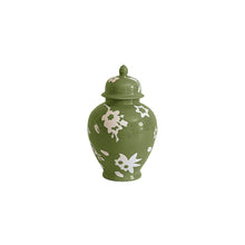 Load image into Gallery viewer, Sakura Ginger Jars in Moss Green