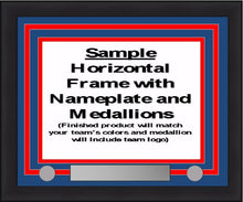 Load image into Gallery viewer, NHL Hockey Photo Picture Frame Kit - Minnesota Wild (Green Matting, Red Trim)