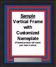Load image into Gallery viewer, MLB Baseball Photo Picture Frame Kit - Oakland Athletics (Yellow Matting, Green Trim)