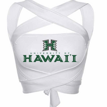 Load image into Gallery viewer, University of Hawaii White Multi Way Bandeau Top