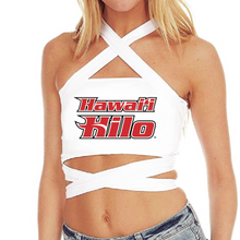Load image into Gallery viewer, University of Hawaii Hilo White Multi Way Bandeau Top