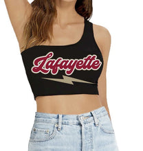 Load image into Gallery viewer, Lafayette College Lightning One Shoulder Top