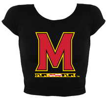 Load image into Gallery viewer, Maryland Terps Black Babydoll Tee