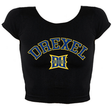 Load image into Gallery viewer, Drexel Black Babydoll Tee