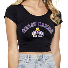 Load image into Gallery viewer, University at Albany Black Babydoll Tee