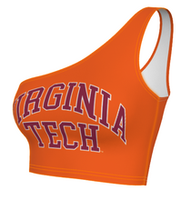 Load image into Gallery viewer, Virginia Tech Orange One Shoulder Top