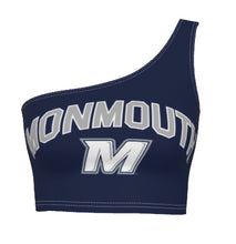 Load image into Gallery viewer, Monmouth Navy One Shoulder Top