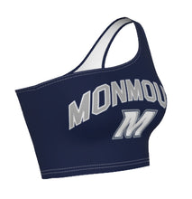 Load image into Gallery viewer, Monmouth Navy One Shoulder Top