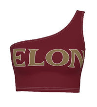 Load image into Gallery viewer, Elon Maroon One Shoulder Top