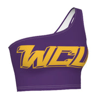 Load image into Gallery viewer, West Chester University Purple One Shoulder Top