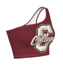 Load image into Gallery viewer, College of Charleston Maroon One Shoulder Top