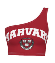 Load image into Gallery viewer, Harvard University Maroon One Shoulder Top