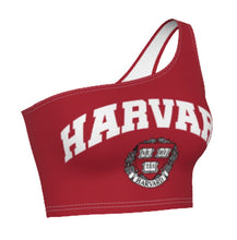 Load image into Gallery viewer, Harvard University Maroon One Shoulder Top