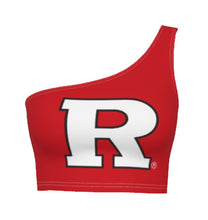 Load image into Gallery viewer, Rutgers Red One Shoulder Top