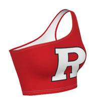 Load image into Gallery viewer, Rutgers Red One Shoulder Top