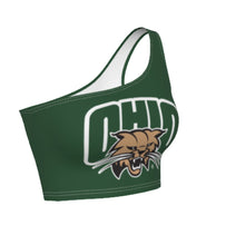 Load image into Gallery viewer, Ohio Bobcats Green One Shoulder Top