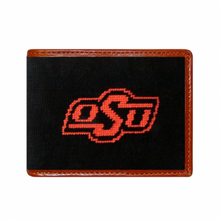 Load image into Gallery viewer, Oklahoma State Needlepoint Bi-Fold Wallet
