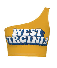 Load image into Gallery viewer, West Virginia Mountaineers Retro One Shoulder Top