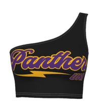 Load image into Gallery viewer, Northern Iowa Panthers Lightning One Shoulder Top