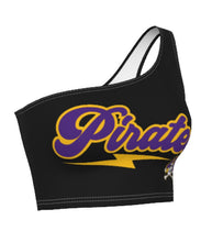 Load image into Gallery viewer, ECU Pirates Lightning One Shoulder Top