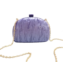 Load image into Gallery viewer, Acrylic Clutch or Crossbody Handbag - White