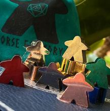 Load image into Gallery viewer, 10 Pack of Metal Meeples (Random Colors)