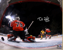 Load image into Gallery viewer, Trent Frederic First NHL Goal Boston Bruins Autographed 11" x 14" Hockey Photo