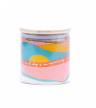 Load image into Gallery viewer, EACH DAY IS AN OPPORTUNITY • 14 oz candle • 100% essential oil blend