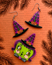 Load image into Gallery viewer, Hagatha's Hat Earrings by Johanna Parker x Lipstick &amp; Chrome