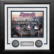 Load image into Gallery viewer, Seattle Seahawks Custom NFL Football 8x10 Picture Frame Kit (Multiple Colors)