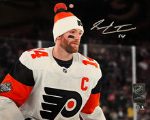 Load image into Gallery viewer, Sean Couturier 2024 Stadium Series Captain Debut Philadelphia Flyers Autographed 8x10 Photo