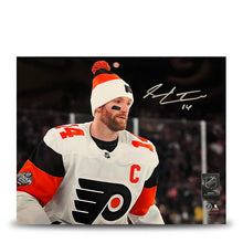 Load image into Gallery viewer, Sean Couturier 2024 Captain Debut Philadelphia Flyers Autographed 11x14 Photo - Silver Signature