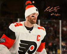 Load image into Gallery viewer, Sean Couturier Stadium Ser. Captain Debut Philadelphia Flyers Autographed 16x20 Photo - 20th Captain