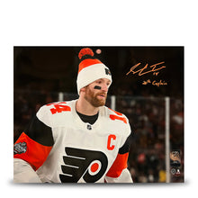 Load image into Gallery viewer, Sean Couturier Stadium Ser. Captain Debut Philadelphia Flyers Autographed 16x20 Photo - 20th Captain