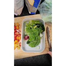 Load image into Gallery viewer, Set of 3 Leftovers Bamboo Lunch Box in Vivid Yellow | Eco-Friendly and Sustainable | 7.5" x 5" x 2"