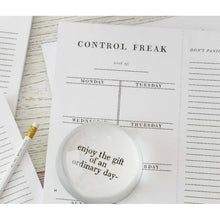 Load image into Gallery viewer, Set of 4 Copy of Control Freak Weekly List Notepad | 8.5" x 11" Desk Planner