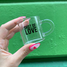 Load image into Gallery viewer, Set of 4 Shot of Love Glass Espresso Cup | Coffee Tea Clear Mug