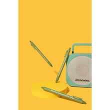 Load image into Gallery viewer, Sexy People Pen Set 🌹 | Gel Click Pen Gift Set | 3 Pens in Olive Green