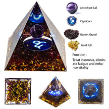 Load image into Gallery viewer, Your Zodiac Essence Crystal Pyramid