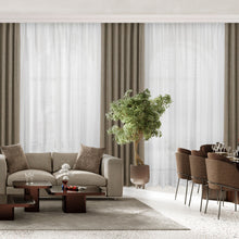 Load image into Gallery viewer, Cotton Blend Sheer Curtain
