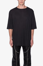 Load image into Gallery viewer, Sheer Gauze Tee - Black