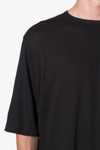Load image into Gallery viewer, Sheer Gauze Tee - Black