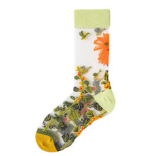 Load image into Gallery viewer, Sheer Plant Lover Socks in 5 Nature-Inspired Styles [Fits Size 5-9]