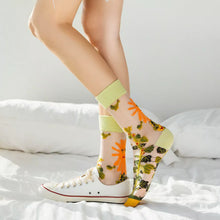 Load image into Gallery viewer, Sheer Plant Lover Socks in 5 Nature-Inspired Styles [Fits Size 5-9]