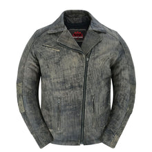 Load image into Gallery viewer, Shen Antique Brown Women's Leather Motorcycle Jacket