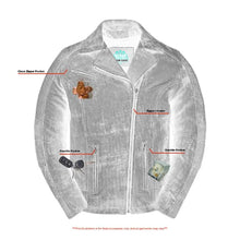 Load image into Gallery viewer, Shen Antique Brown Women's Leather Motorcycle Jacket