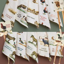 Load image into Gallery viewer, Show Me The Honey Honeybee Dish Cloth Towel | Cotten Linen Cotton and Linen | Embroidered Text | 18&quot; x 28&quot;