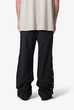 Load image into Gallery viewer, Side Snap Nylon Pants - Black