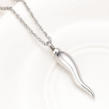 Load image into Gallery viewer, Italian Horn Cremation Necklace