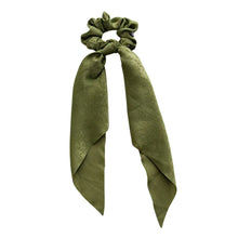 Load image into Gallery viewer, Silky Scarf Pony Holder (13 Color Options) | Scrunchie Hair Accessories